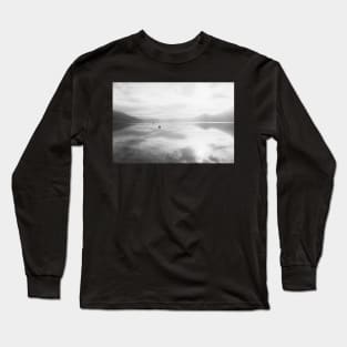 Winter Sky Reflections on Skaha Lake Long Sleeve T-Shirt